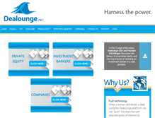Tablet Screenshot of dealounge.net